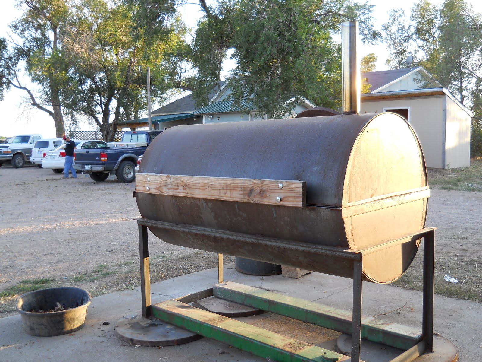 small goat/sheep farm in Northern Colorado Neighbors pig roast, my