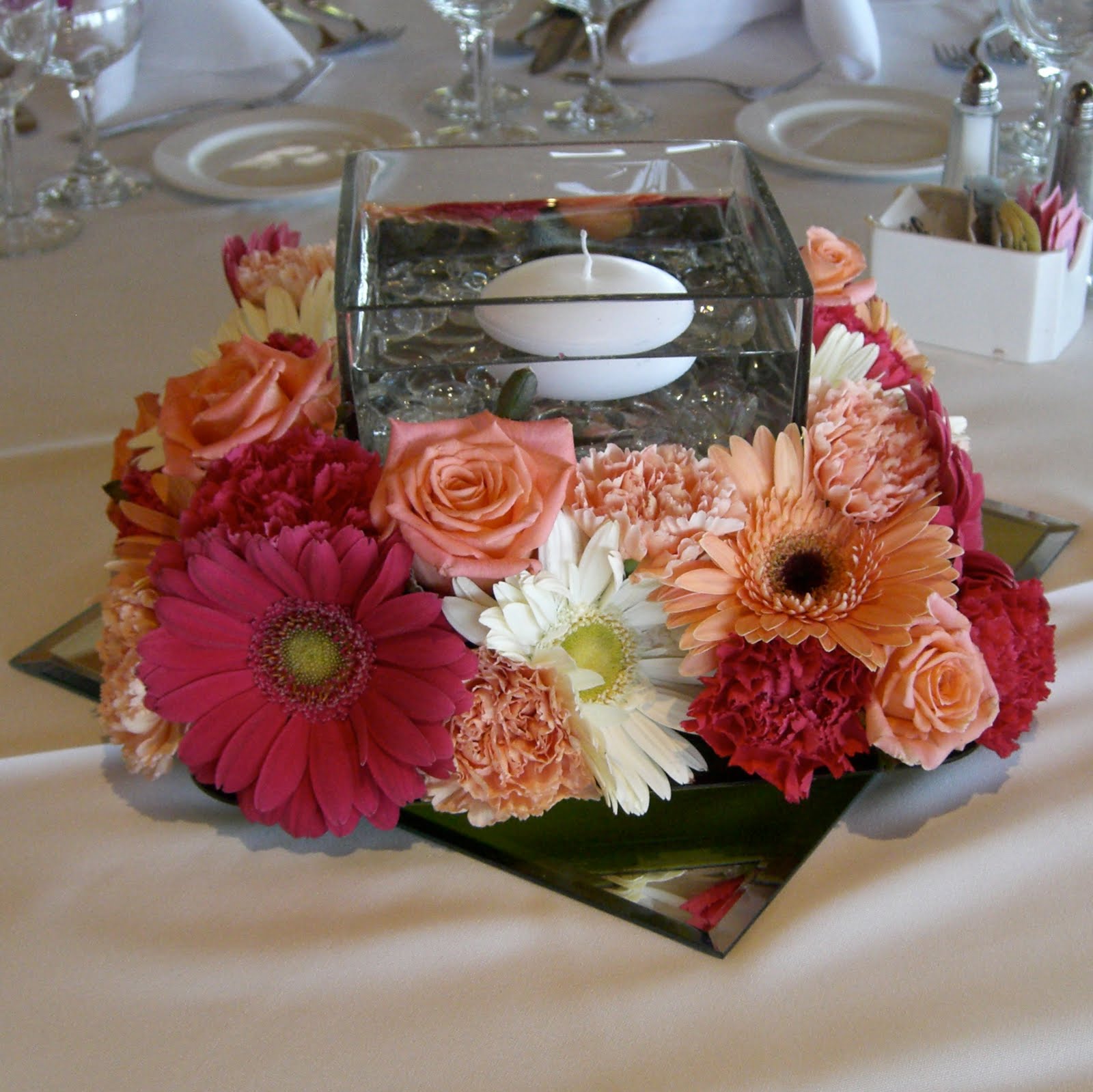 Gerber+daisies+and+roses