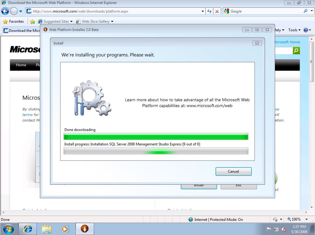 [InstallingMicrosoftWebPlatform.jpg]