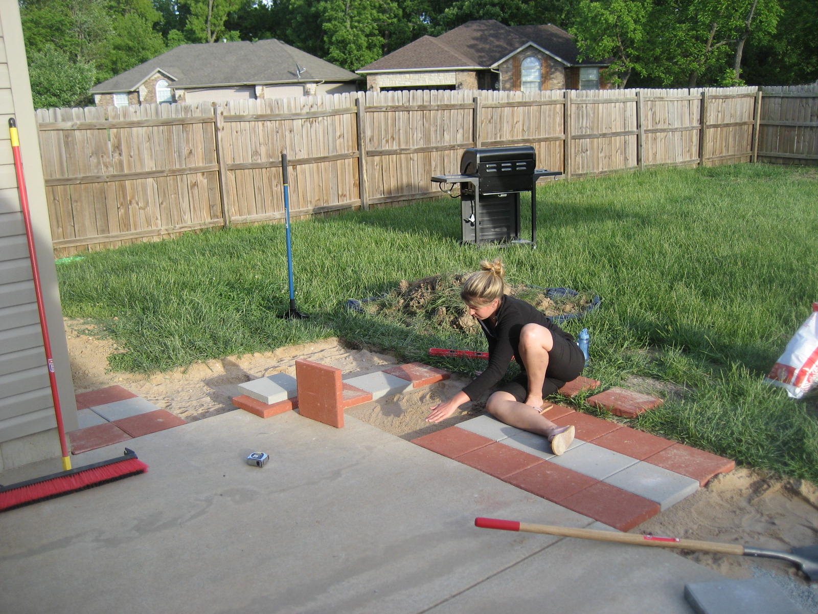 12x12 Patio Pavers Insured by Laura