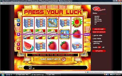 Big Board Bonus on Press Your Luck