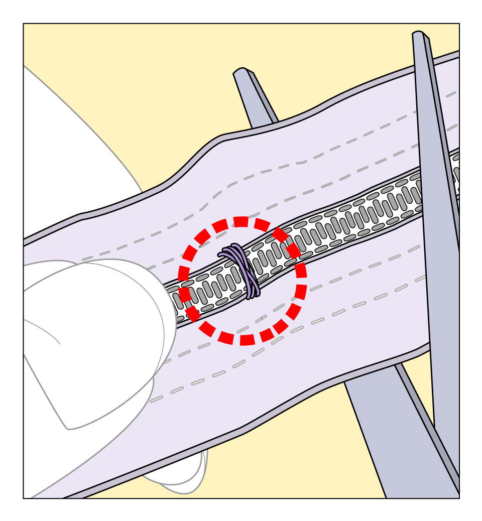 TECHknitting Zippers in knitwear, the nosewing way