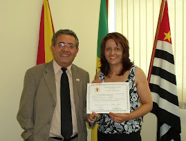 Sonia na Camara Municipal com o DD. Vereador Luiz Santos.