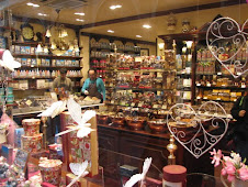 A typical chocolate shop in Brussels