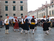 Some traditional dancers in Dubrovnik