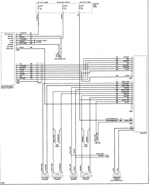 1996 Ford explorer eddie bauer radio wiring diagram #8