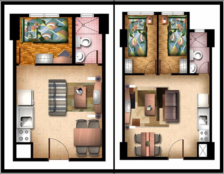 26 SQM (1 BR UNIT)..............................................38 SQM (2 BR UNIT)
