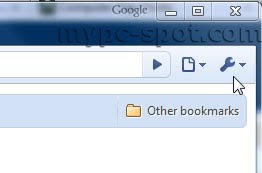 Menu Google Chrome
