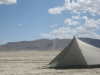my lonely tent.