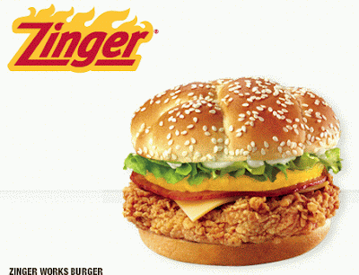 Zinger Burger Kfc