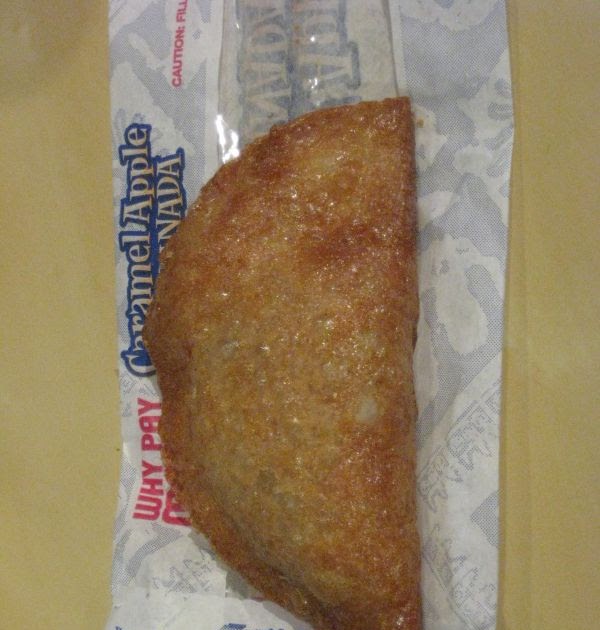 Review Taco Bell Caramel Apple Empanada Brand Eating