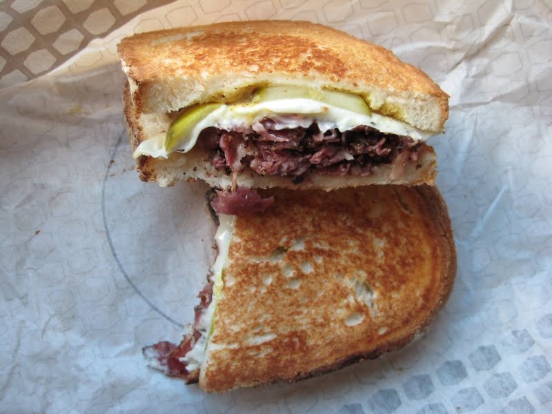 Review Jack in the Box Pastrami Grilled Sandwich Brand Eating