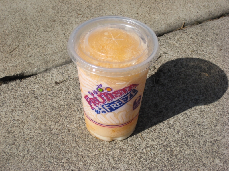 Review Taco Bell Orange 'N Cream Frutista Freeze Brand Eating