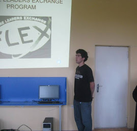 2008 სასწავლო წლის FLEX-პროგრამის გამარჯვებული - XII კლასის მოსწავლე ავთანდილ აბაშიშვილი
