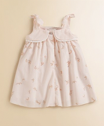 Designer Baby: Chloe Infant's Bird Print Dress Designer Baby: Chloe Infant's Bird Print Dress