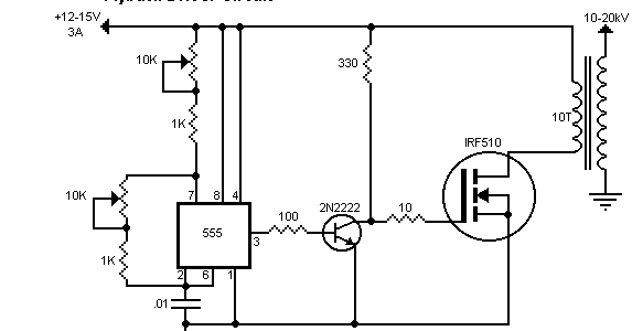 အီလက္ထေရာနစ္ နည္းပညာ: Efficient flyback driver by IC 555 + IRF510