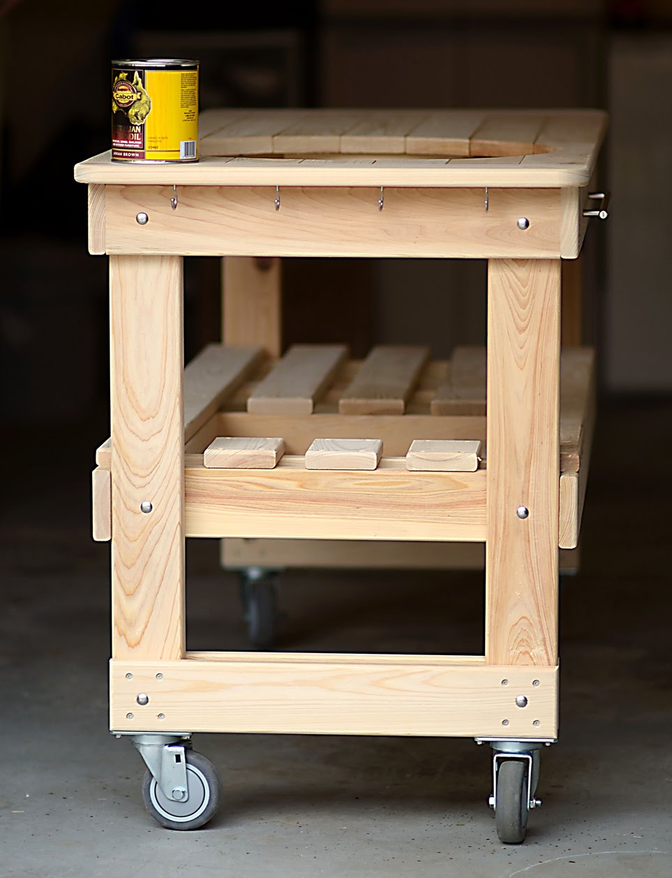 wooden table plans large green egg