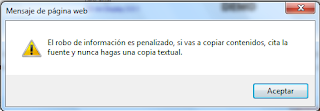 Desactivar botón derecho del mouse en blogger