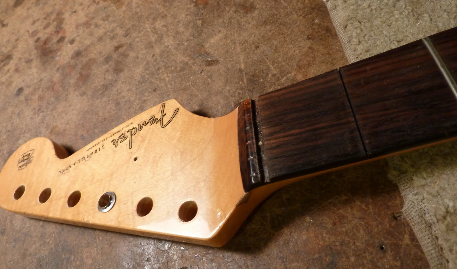 Daily Guitar Repair Strat Truss Rod Repair, or what happens when the