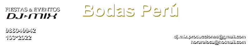 Bodas Perú