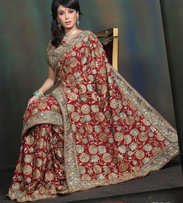 2011 Bridal Collections, Sleeveless Dresses & Sarees for Brides
