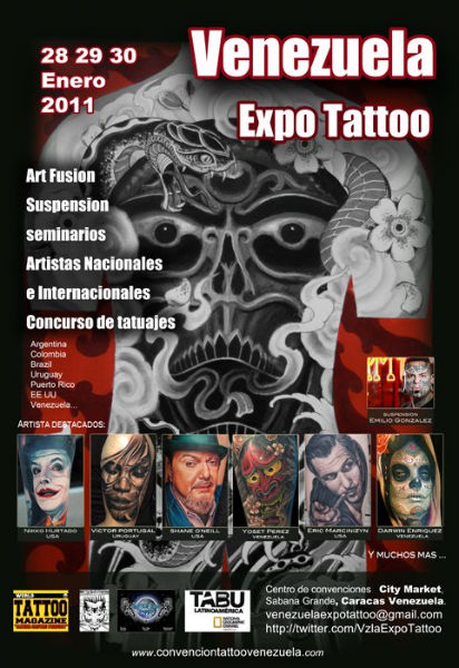 Venezuela Expo Tattoo festival has recently finished in Caracas