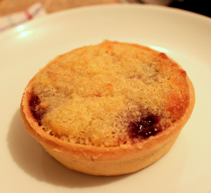 McConkie Menu Frangipane Tarts