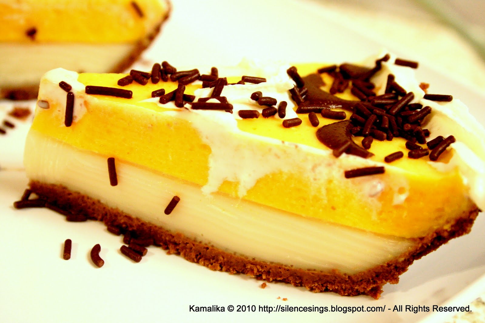 Silence sings.......... Mango Pie