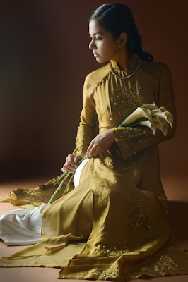 Viet Trinh in aodai