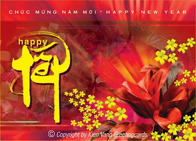 cac ban goi thiep Tet cho