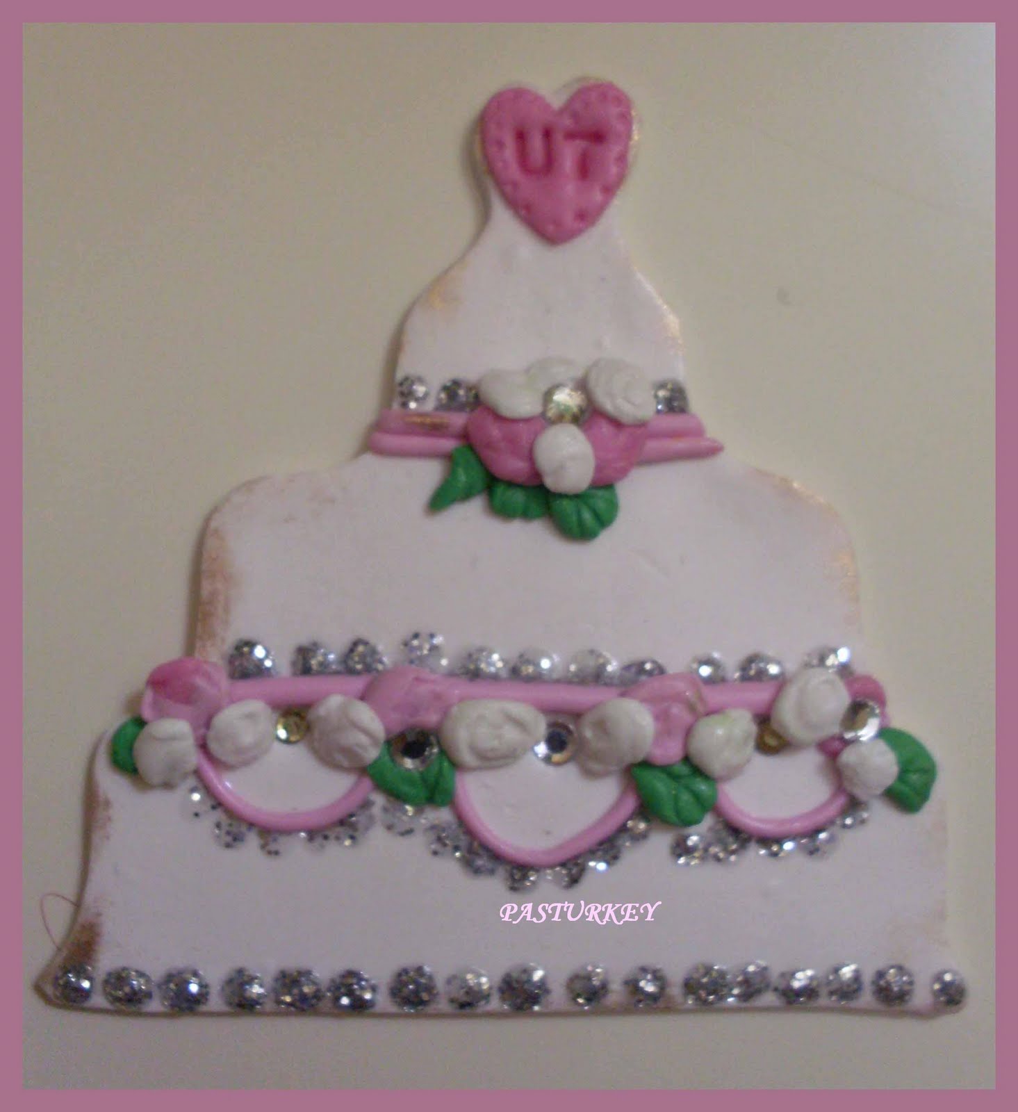 PASTURKEY POLİMER KİL 3 KATLI İSİM BAŞ HARFLİ PASTA