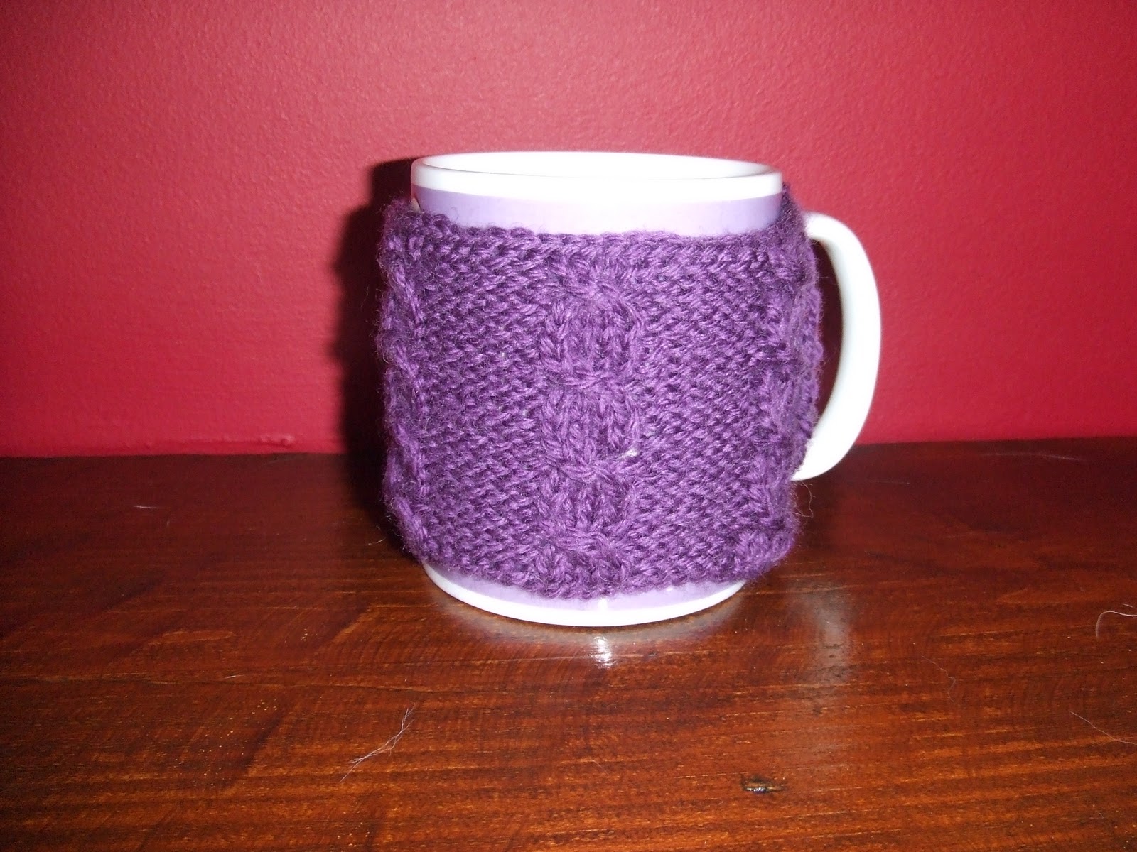 Crafting With Mel: Cable Knitted Mug Hug & Owl