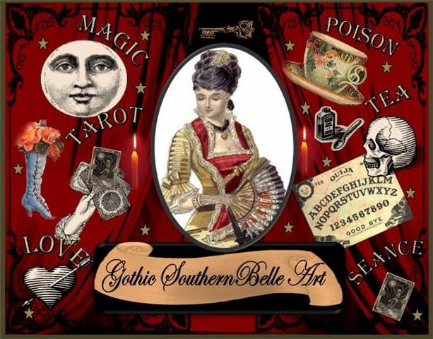 Gothic Southern Belle Art