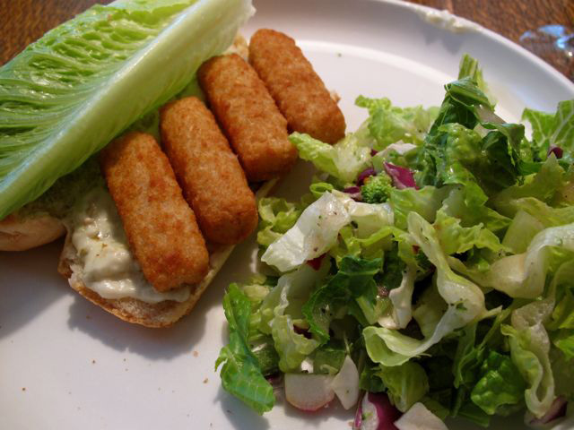 Fish Stick Sandwich