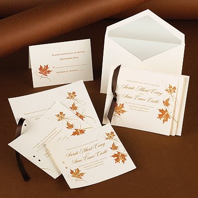 Fall Themed Wedding Invitations on Wedding Luxe Simple Themed Wedding Invitations