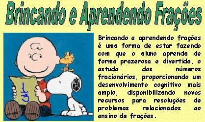 Brincando e Aprendendo Frações