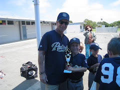 Parker and his Basball Coach Chris
