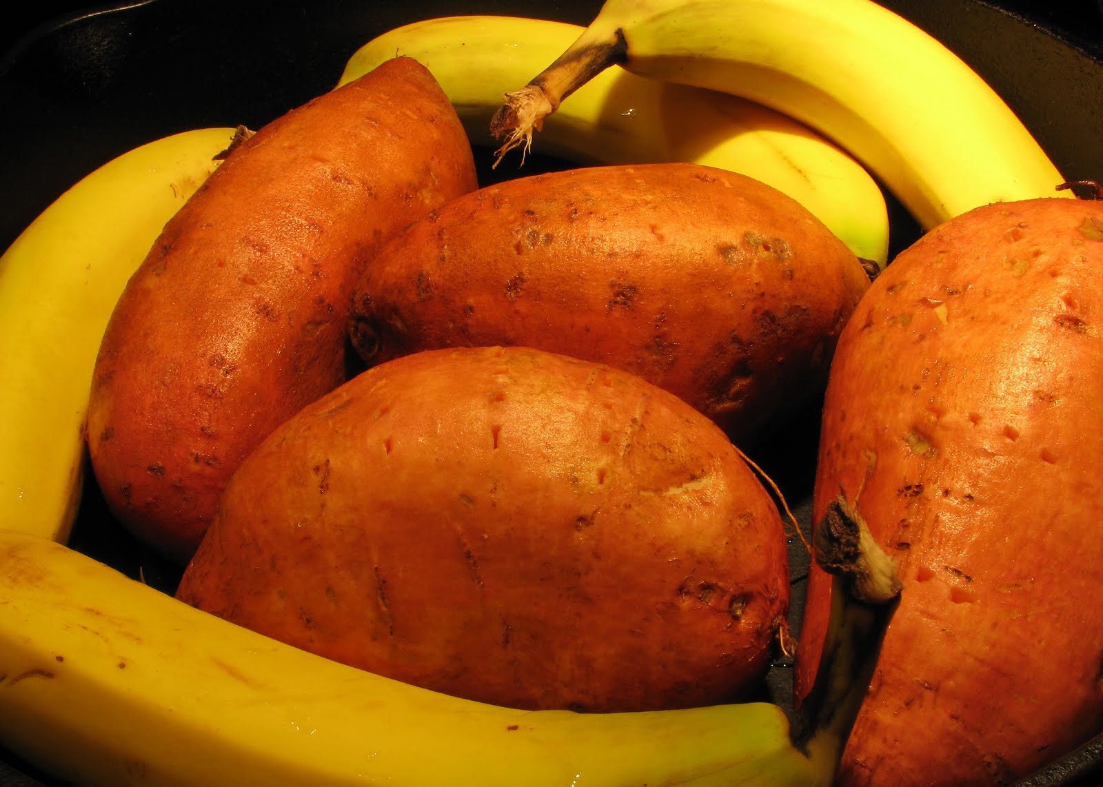Jock's Good Grub Whipped Sweet Potatoes and Bananas with Honey