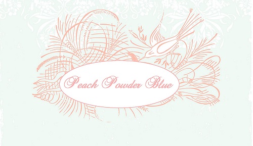 Peach Powder Blue