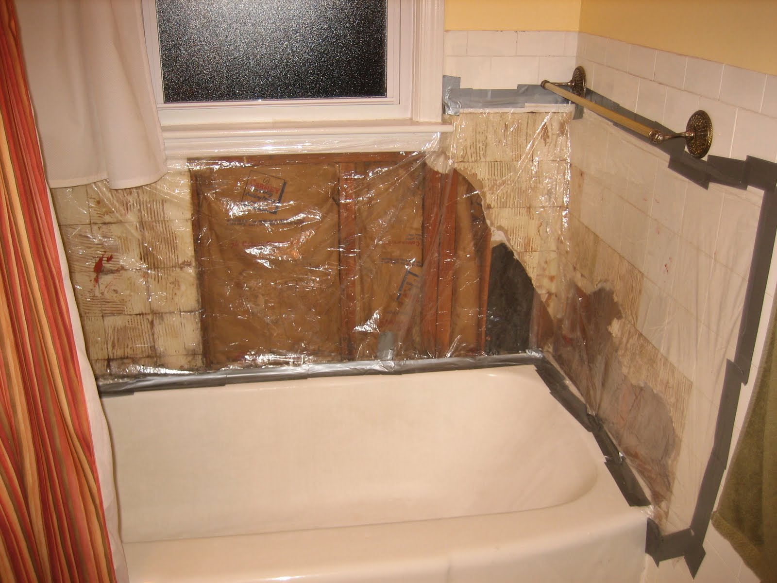 Stefanie Says Maybe I could just tile my whole shower in duct tape and