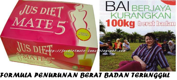 Menguruskan badan dengan jus diet mate 5