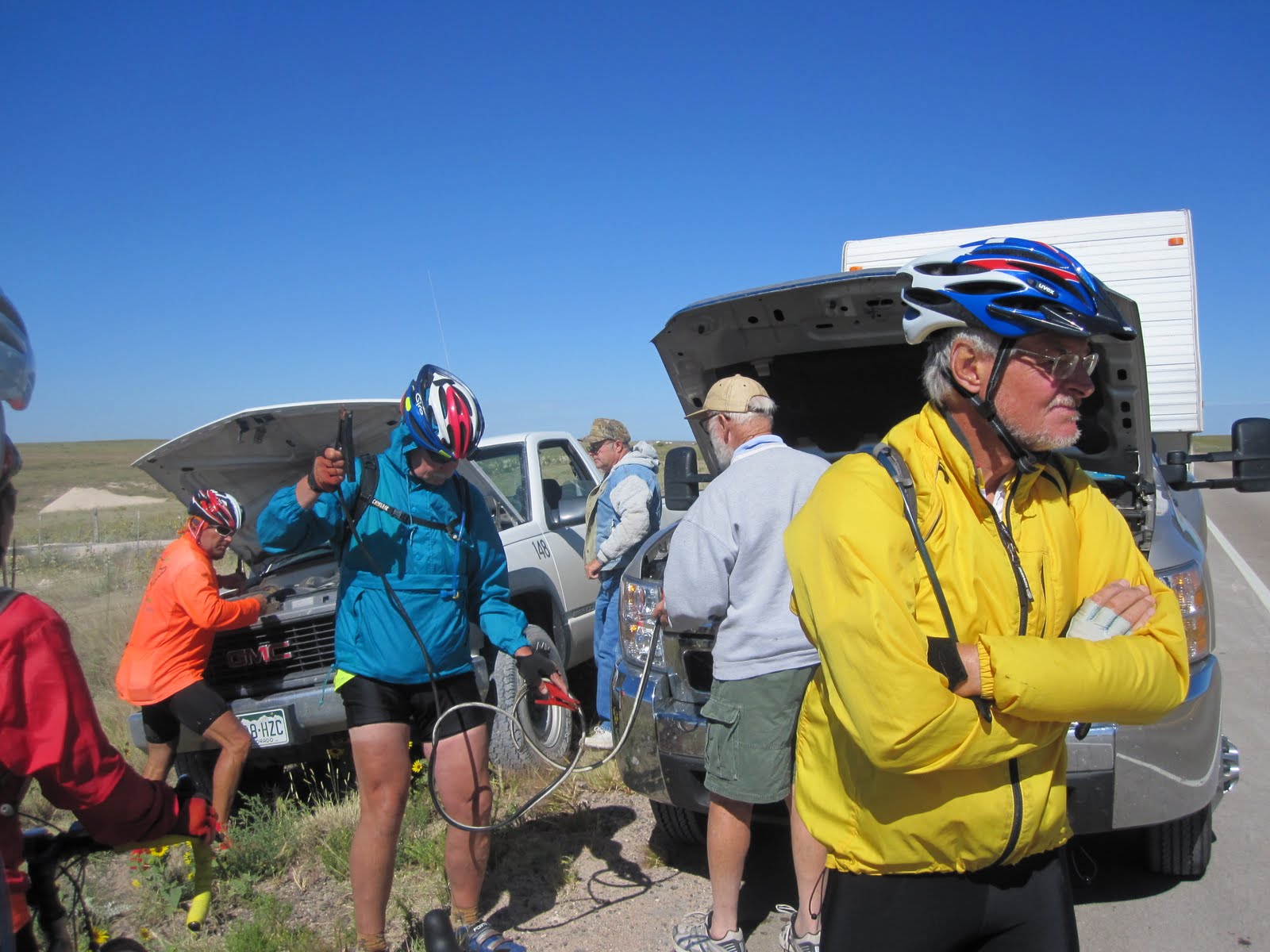 Liz Bikes Across America Yuma CO to Nebraska to Atwood Kansas