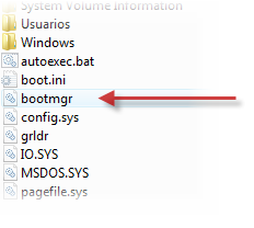 Imagen: Archivo bootmgr