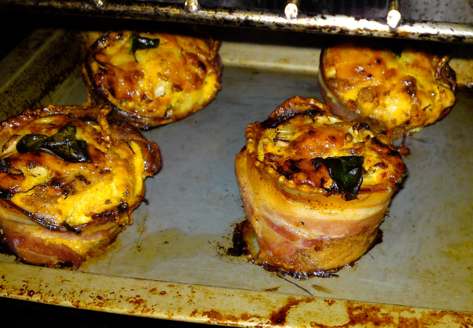 Girl Gone Primal Recipe BaconWrapped Mini Frittata