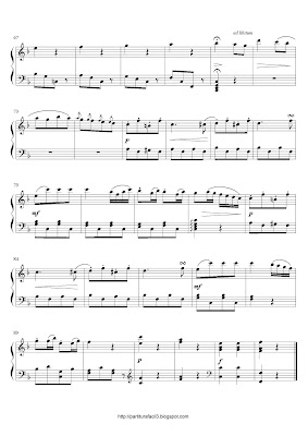 Partitura de piano gratis de Ludwig van Beethoven: Rondo (Sonatina No.2)
