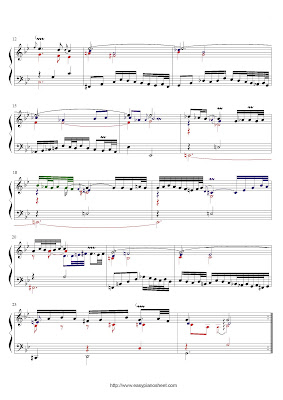 
Partitura de piano gratis de Johann Sebastian Bach: Sarabande (Cuarto movimiento), Suite No.3 (BWV 808)