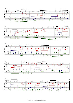 
Partitura de piano gratis de Johann Sebastian Bach: Fuga No.5 (BWV 874)