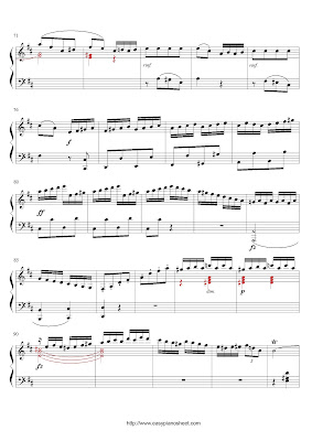 Partitura de piano gratis de Muzio Clementi: Rondo, Sonata Op. 25 No.6

