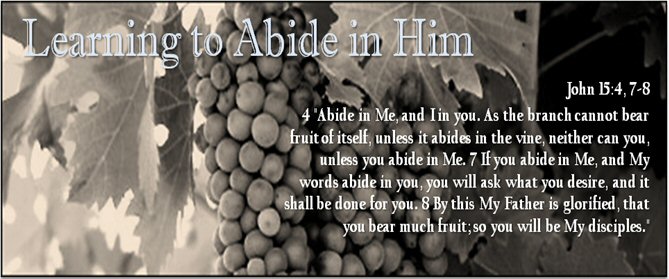 Learning to Abide in Him