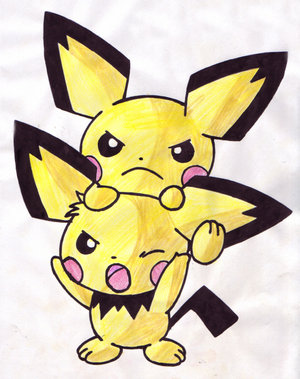 Cute Pichu Pokemon